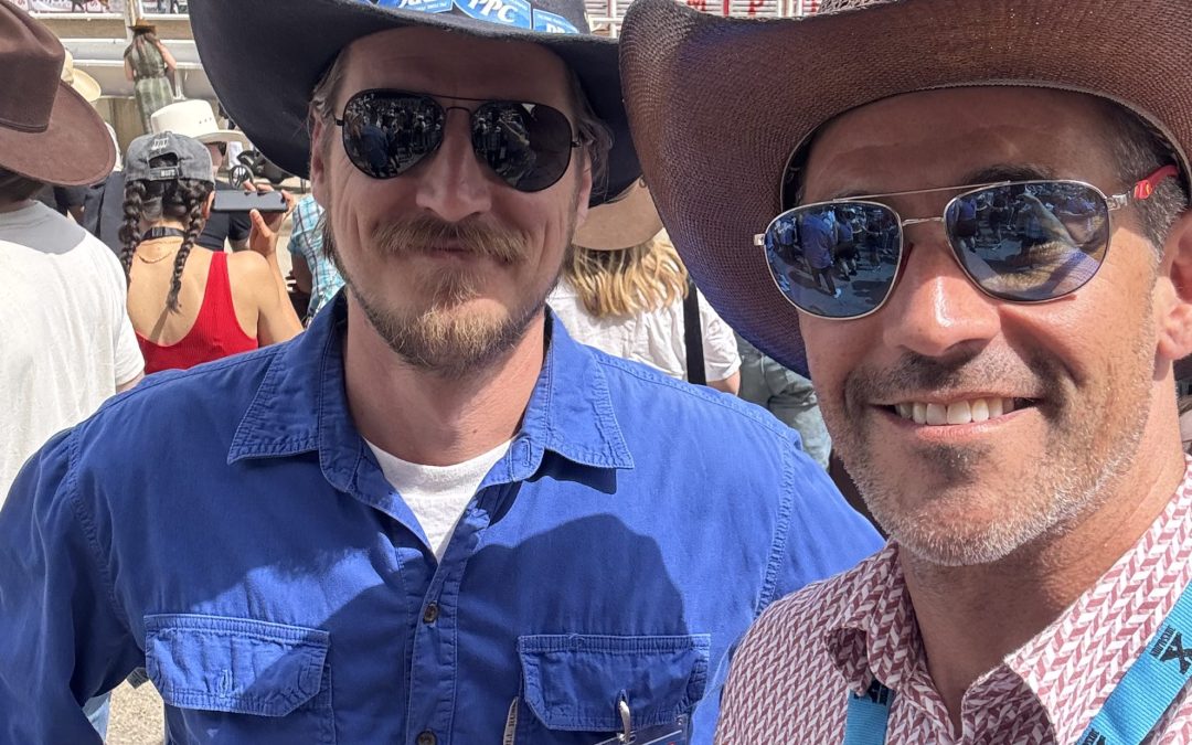 Picture Perfect Cleaning team attending the BMO 30X Party and Calgary Stampede Rodeo during Stampede 2025.